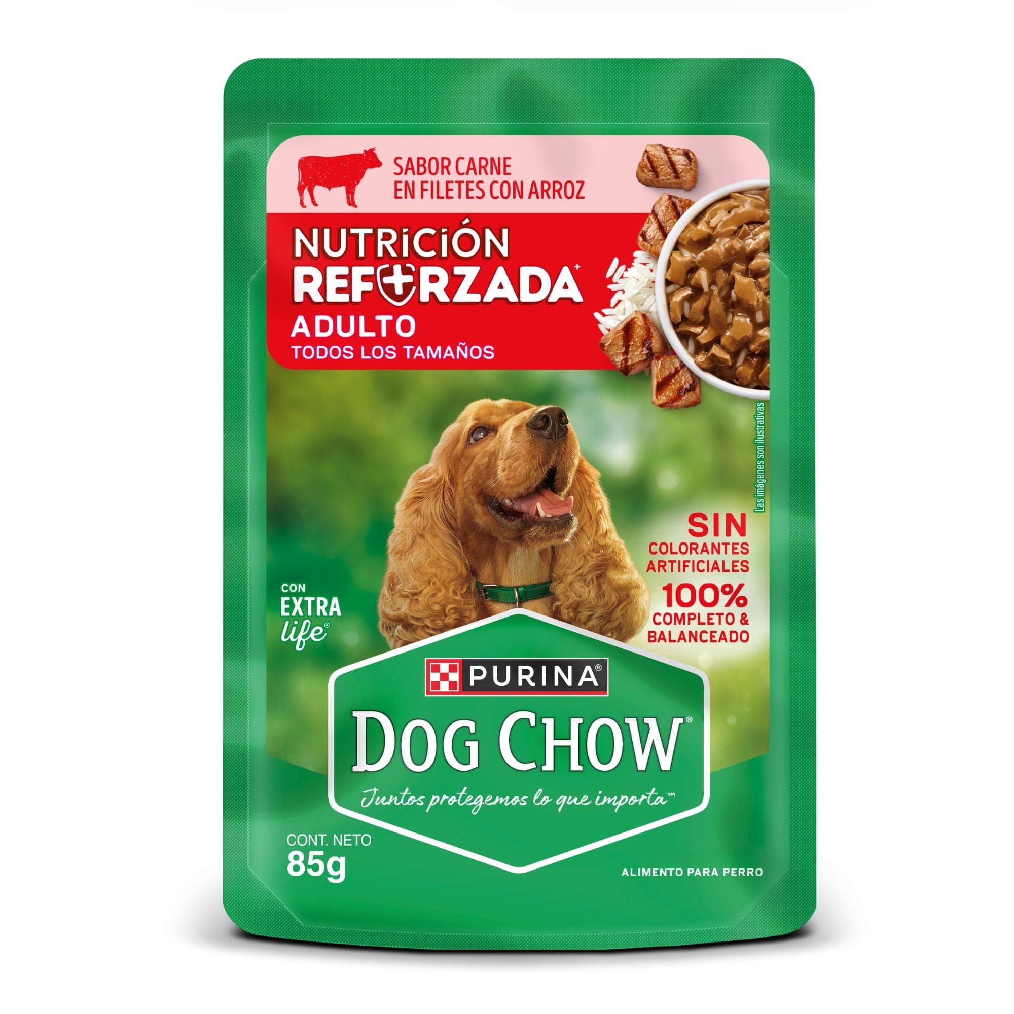 Pouch adulto carne, 85 g