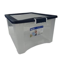 Caja Organizadora Clarity 61L Polietileno Transparente