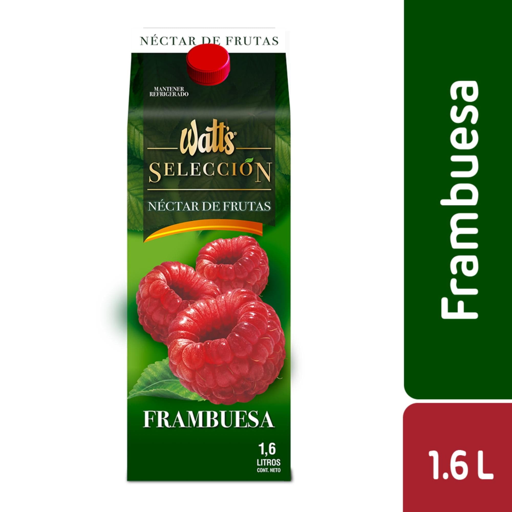 Nectar Frambuesa Caja, 1,6 L