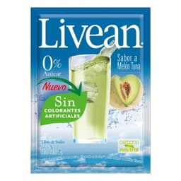 Jugo en Polvo Libre de Azucar Sabor Melon Tuna Sobre, 1 Un
