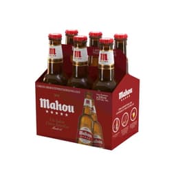 Cerveza Lager Cinco Estrellas 5.5 Pack 6 Botella, 330 ml