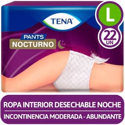 Panales Adulto Pants Nocturno Talla L, 22 Un