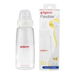 Biberon de Vidrio Boca Standard Transparente, 240 ml