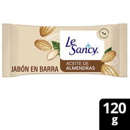 Jabon en Barra Le sancy aceite almendra, 120 g