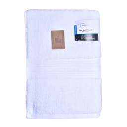 Toalla de Bano 70x135cm 90% Algodon / 10% Viscosa Blanco undefined