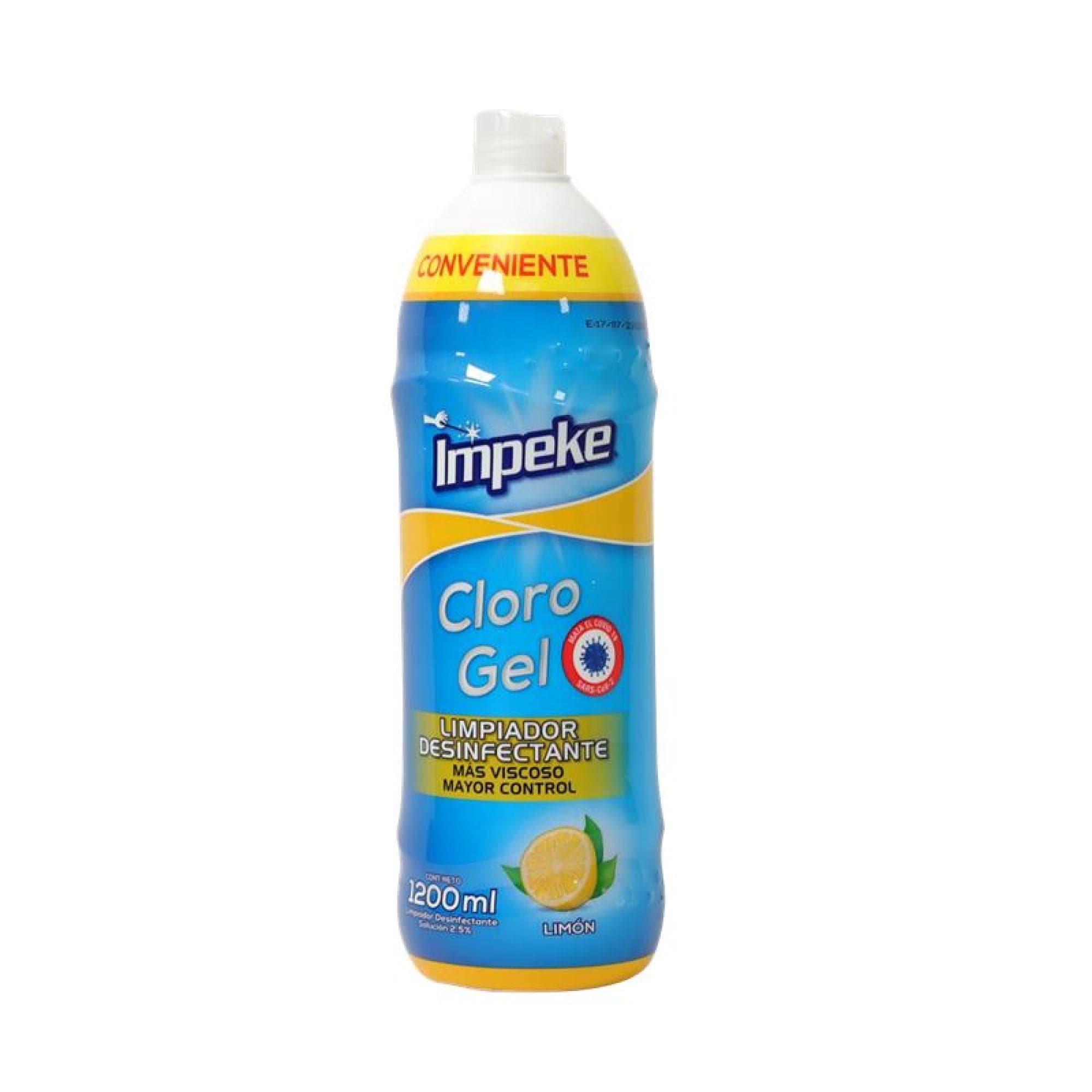 Cloro Gel Limon Botella, 1200 ml