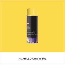 Pintura Esmalte Brillante en Spray Sintetico Amarillo Oro