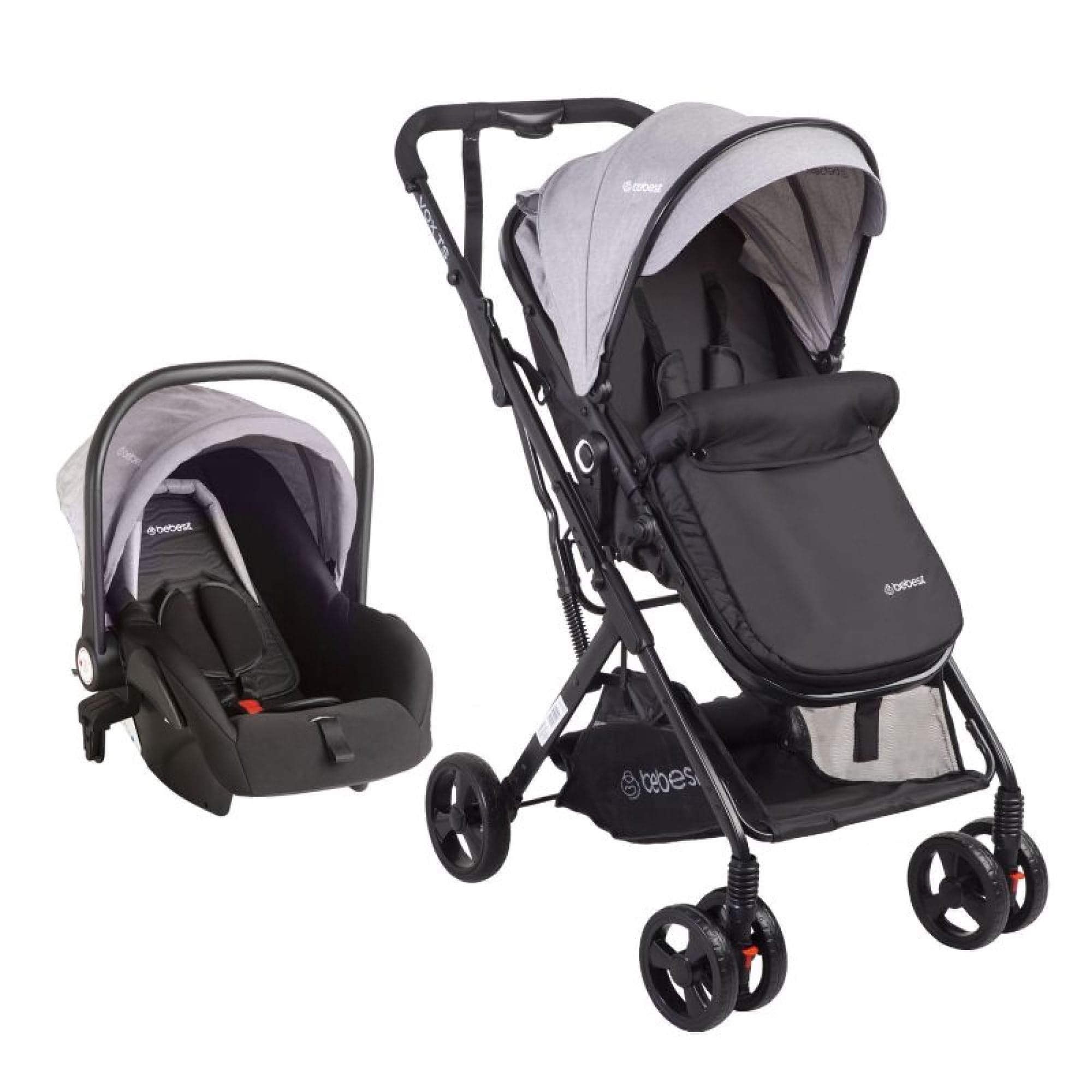 Coche Bebe Travel Vox Gris