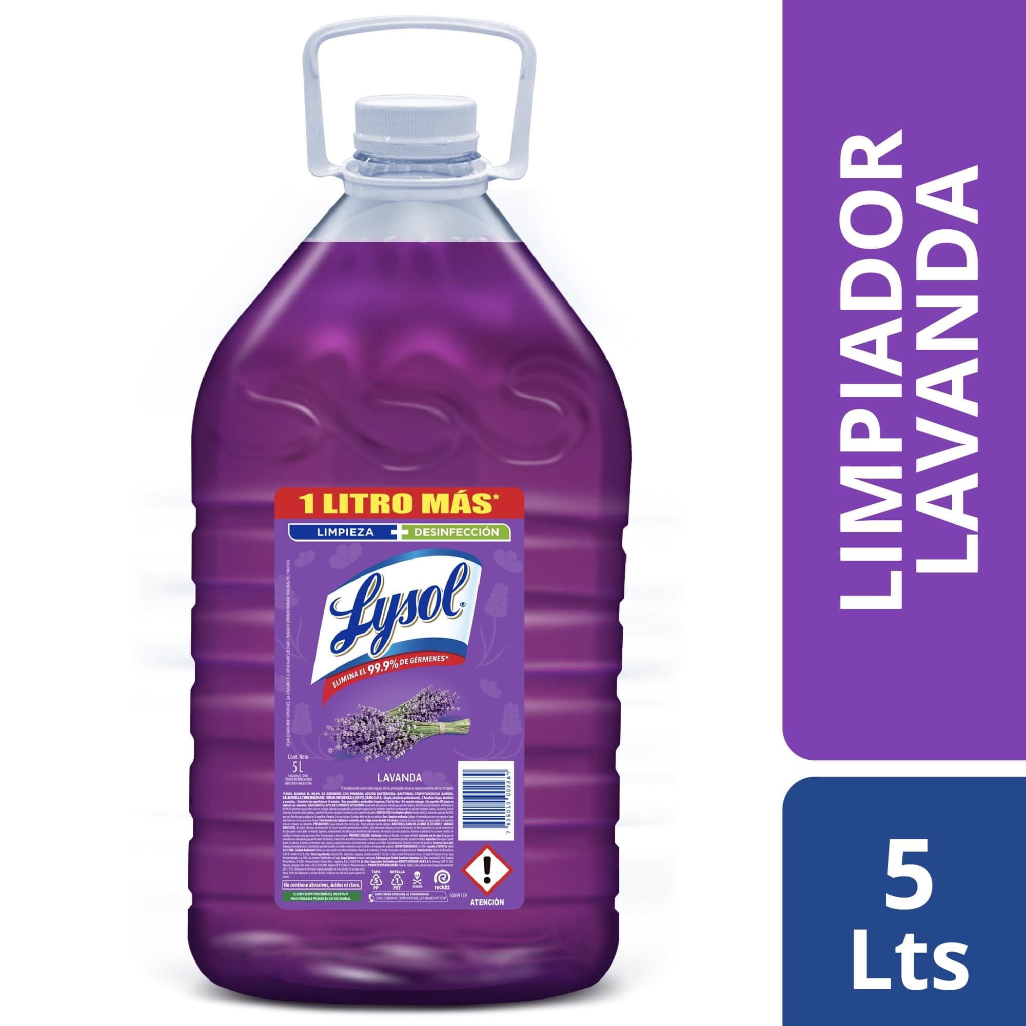 Limpiador Desinfectante Lavanda Bidon