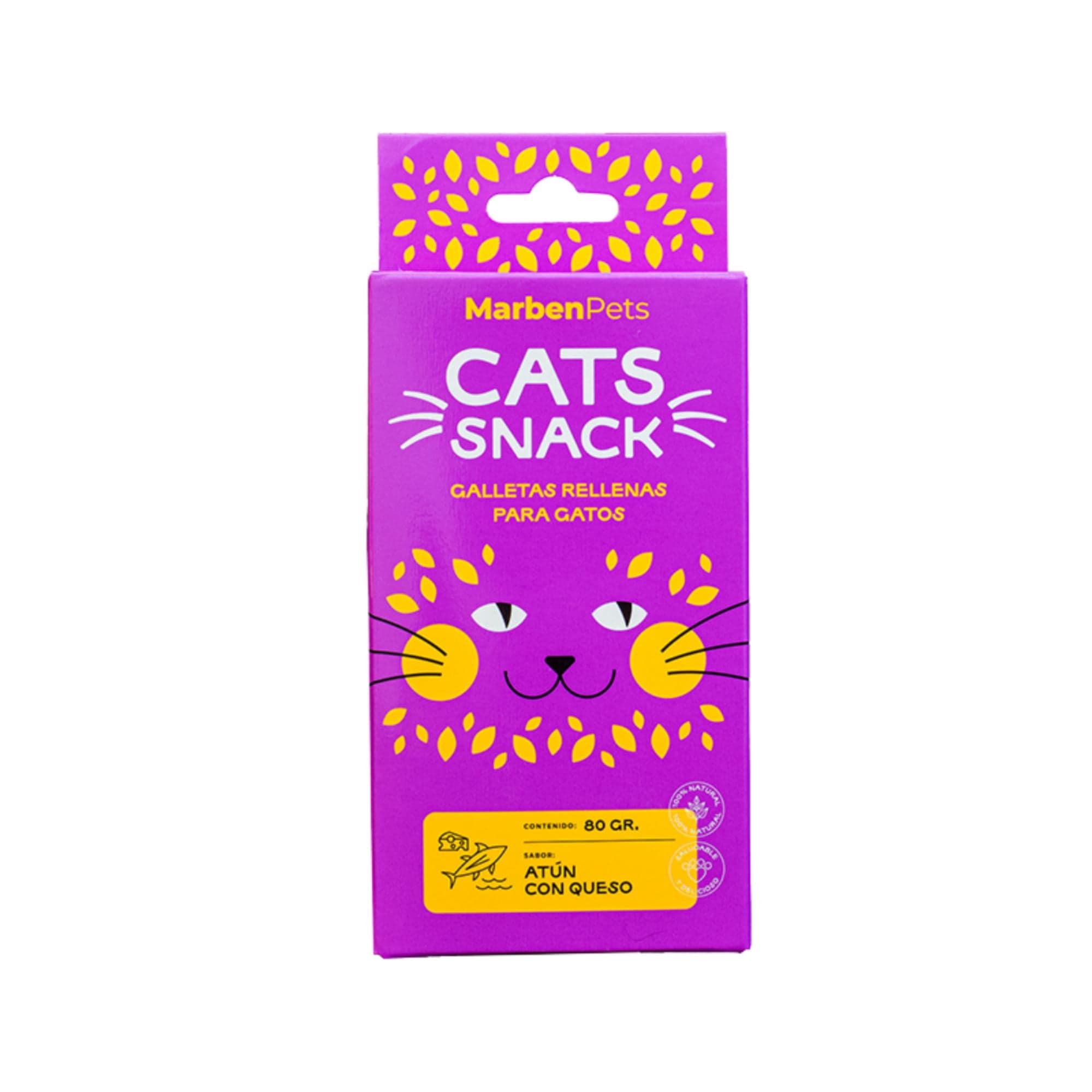 Galleta Rellena Gato Sabor Atun con Queso, 80 g