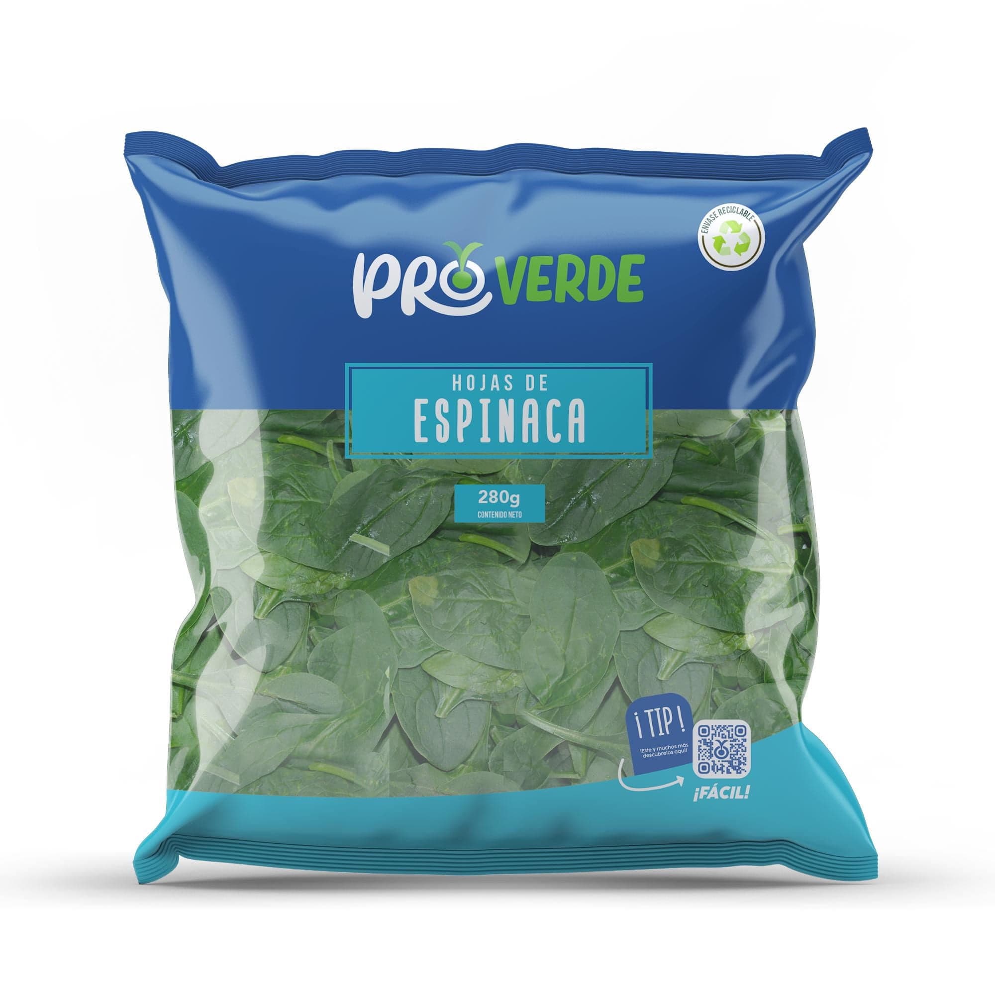 Espinaca Bolsa, 280 g