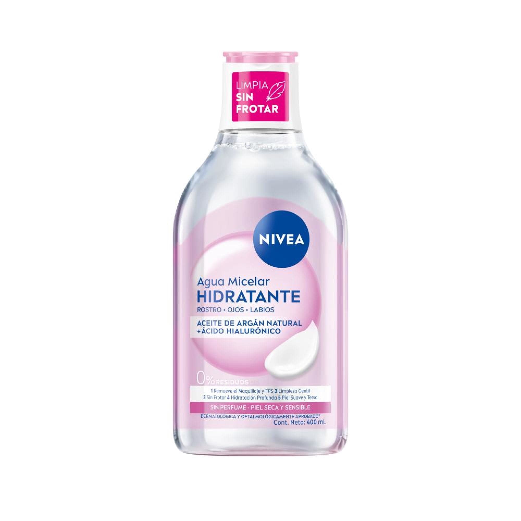 Agua micelar Nivea Hidratante Para Piel Seca, 400 ml