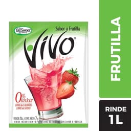 Jugo En Polvo Sabor Frutilla Sobre, 7 g