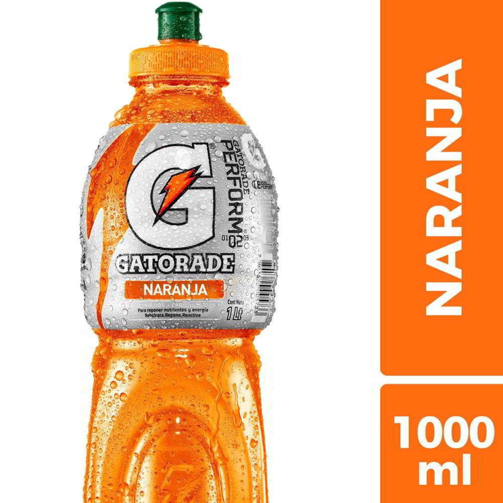 Bebida Isotonica Naranja Botella, 1 L