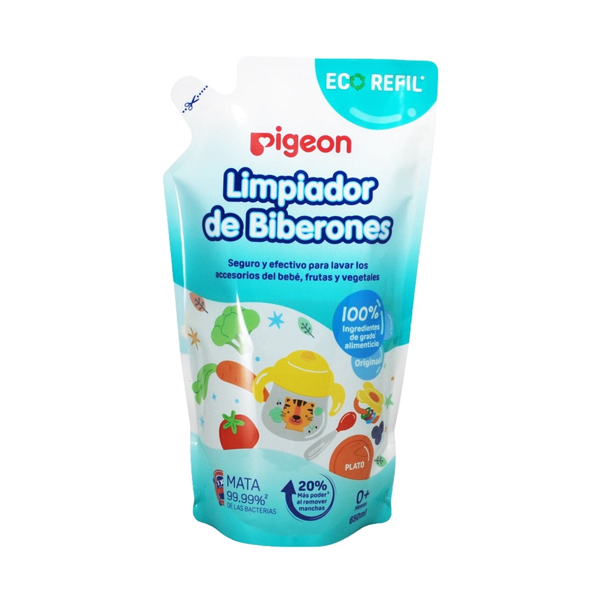 Recarga Limpiador de Biberones Transparente, 650 ml
