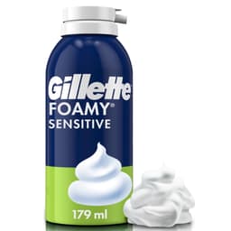 Espuma de Afeitar Foamy Sensitive para Piel Sensible, 179 ml