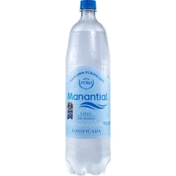 Agua Botella Purificada Con Gas, 1,5 L