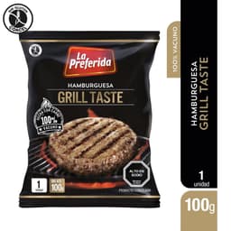 Hamburguesa Grill Taste, 100 g