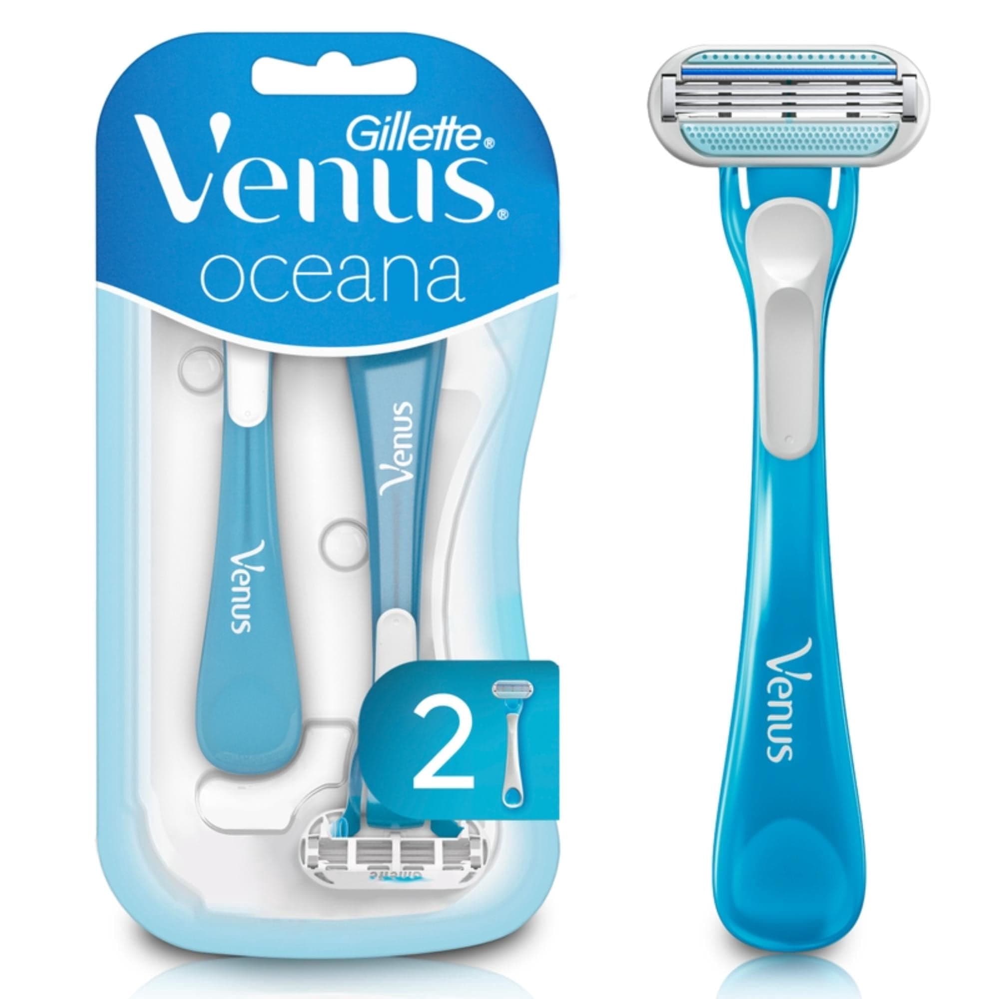Maquina de Afeitadoras Desechables Venus Oceana Aloe, 2 Un