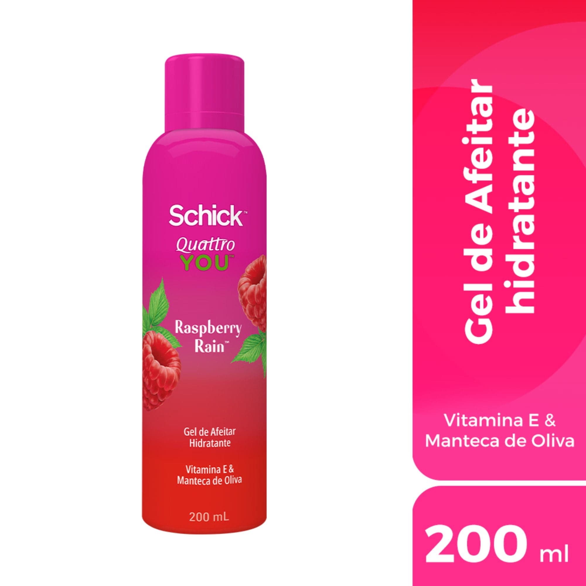 Gel de Afeitar Aroma Frambuesa, 200 ml