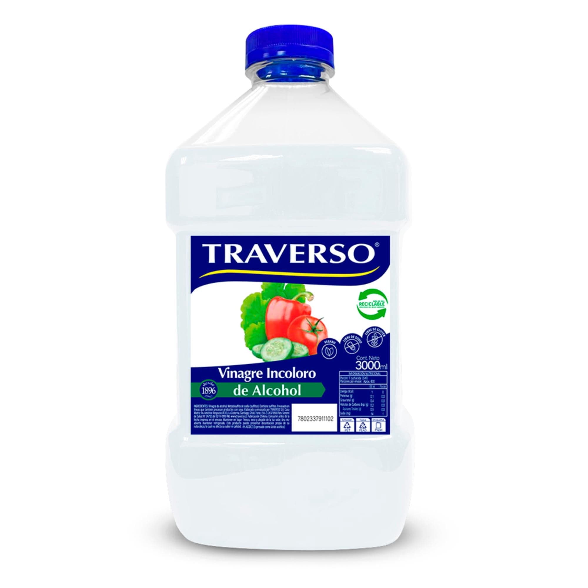 Vinagre Incoloro, 3 L