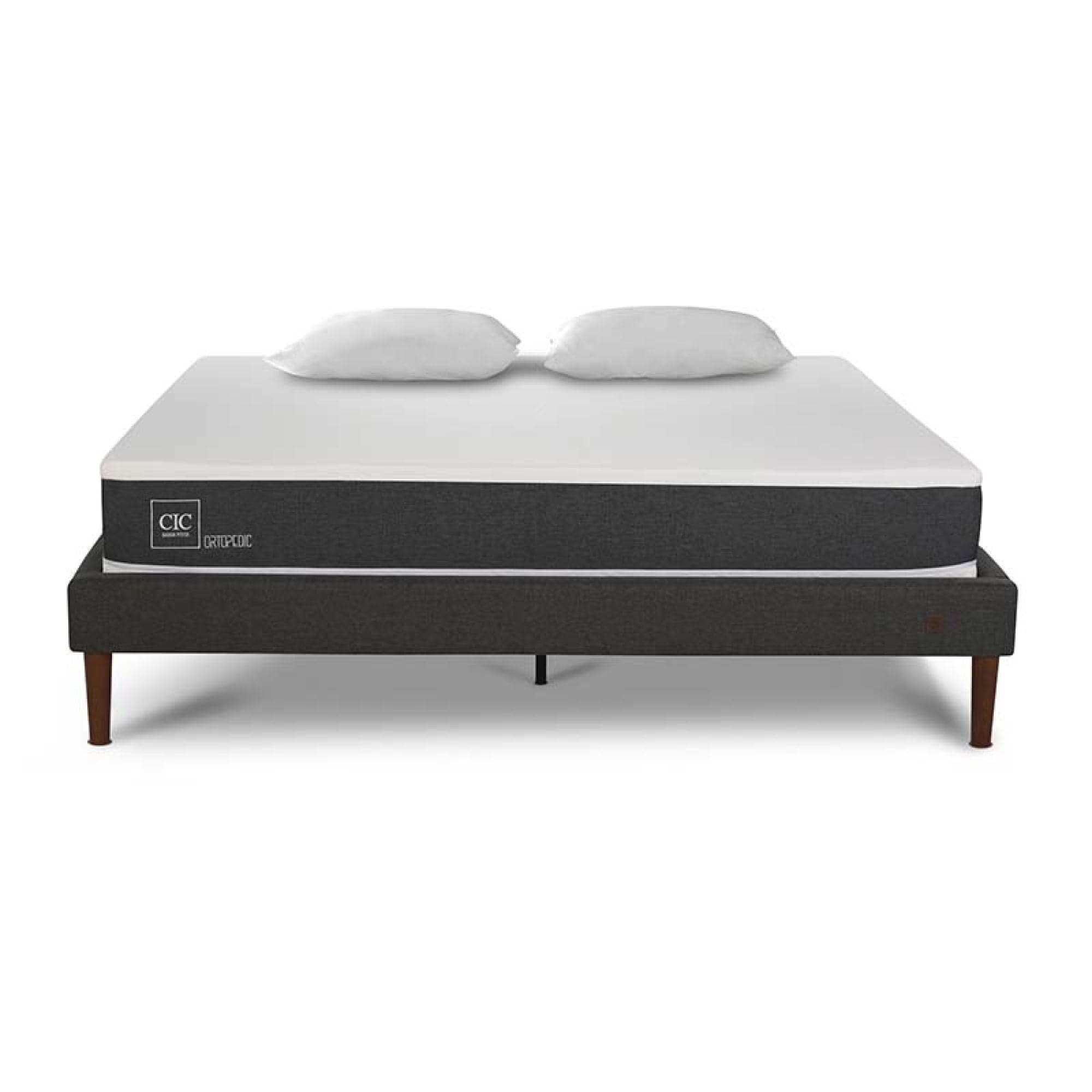 Cama Europea Curve New Ortopedic 2 Plaza Base Normal