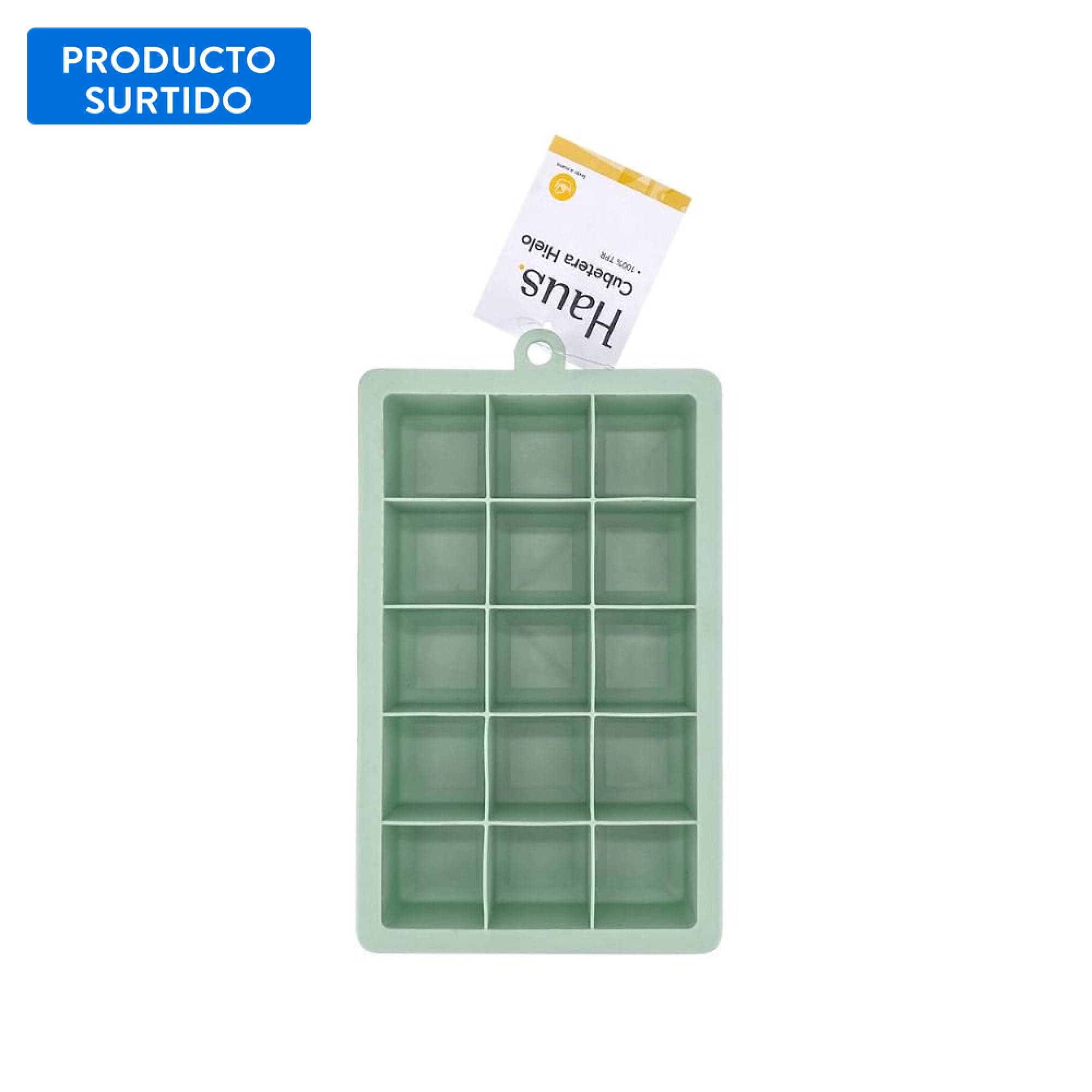 Cubetera Base Silicona 1 Pieza Tpr Verde, 1 Un