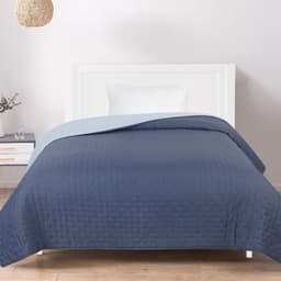Quilt Bicolor Solido Microfibra 1.5 Plazas 170 x 240 cm