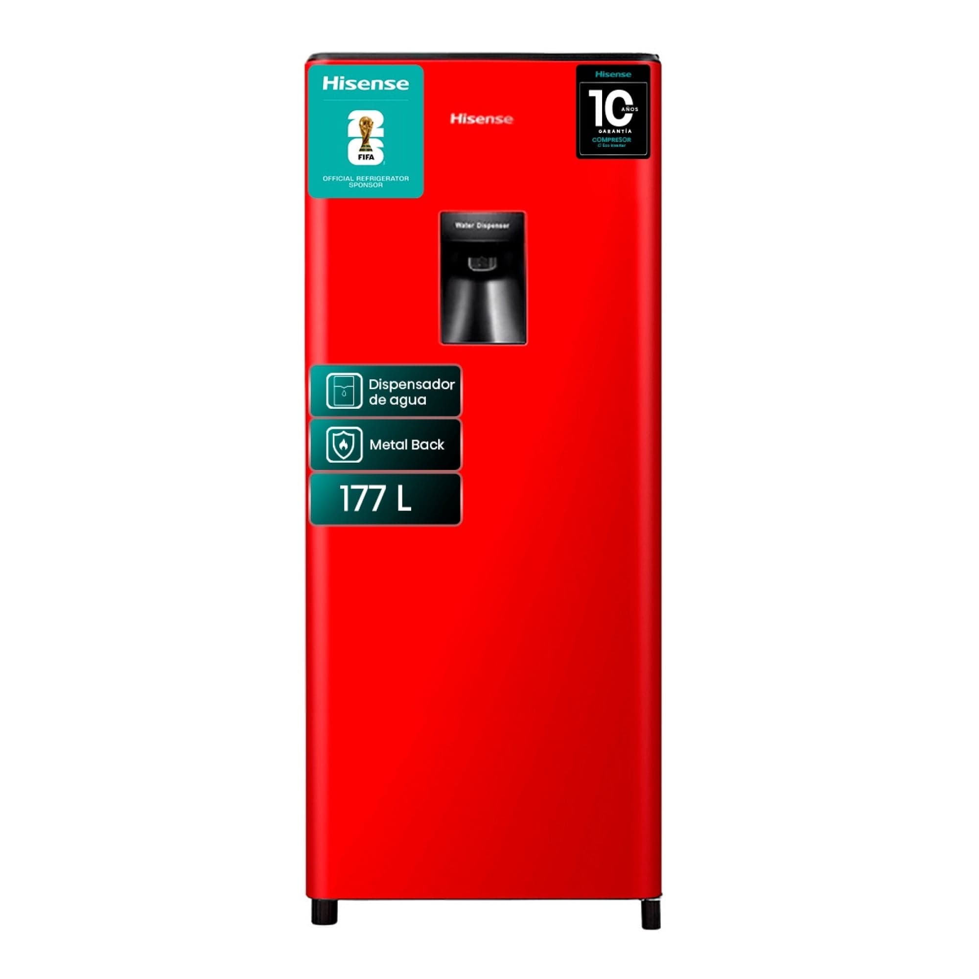 Refrigerador Top Mount Frio directo 177 Litros HRO179RD