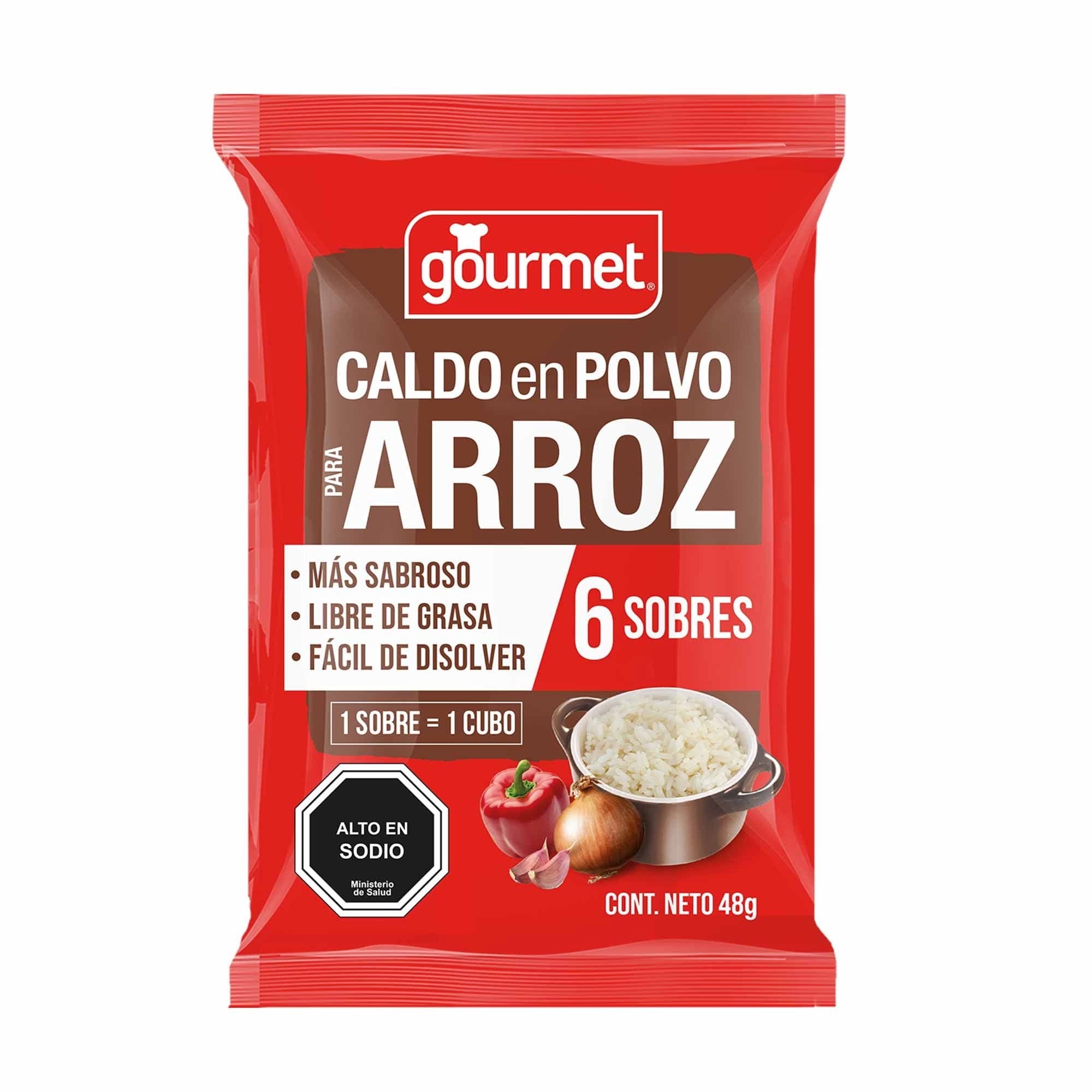 Sazonador en Polvo para Arroz (6 Sobres) Bolsa, 48 g