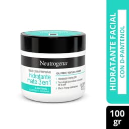 Crema facial Neutrogena Face Care Intensive Hidratante Mate 3 en 1, 100 g