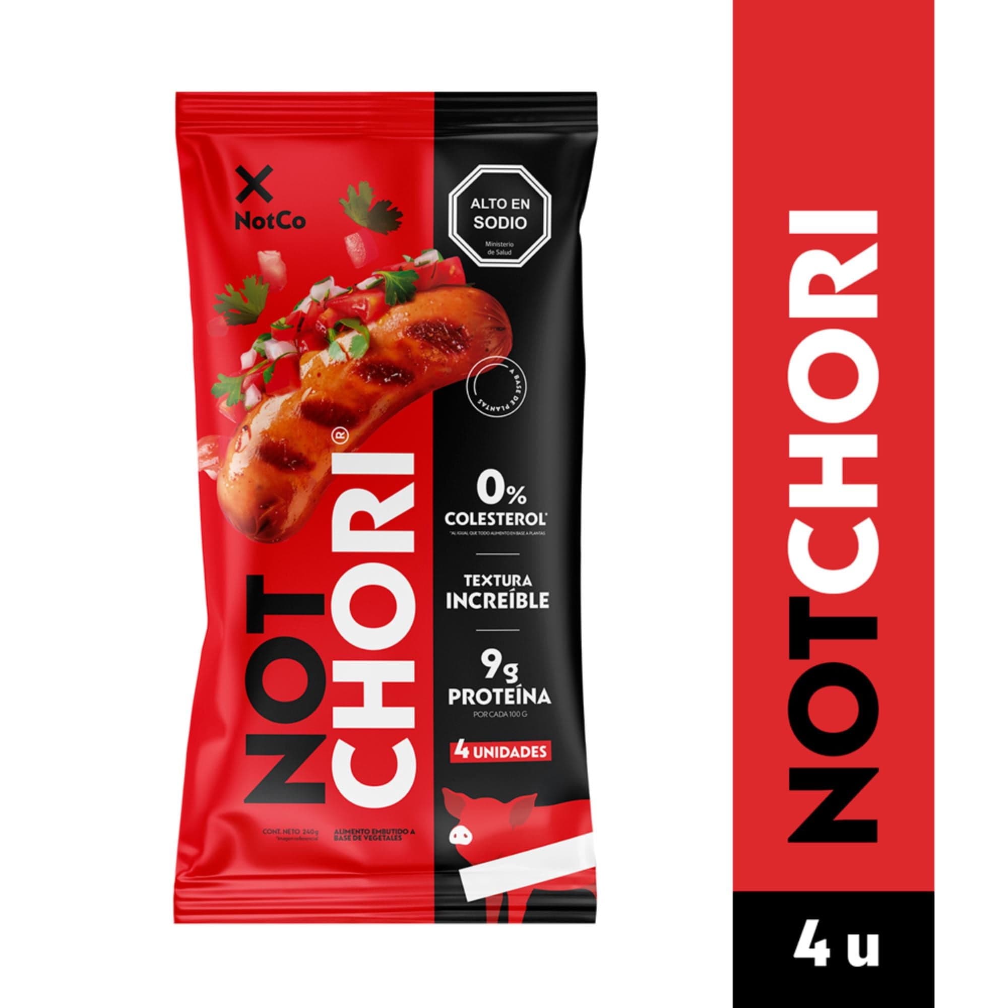 Chorizo Vegetal NotChori, 240 g