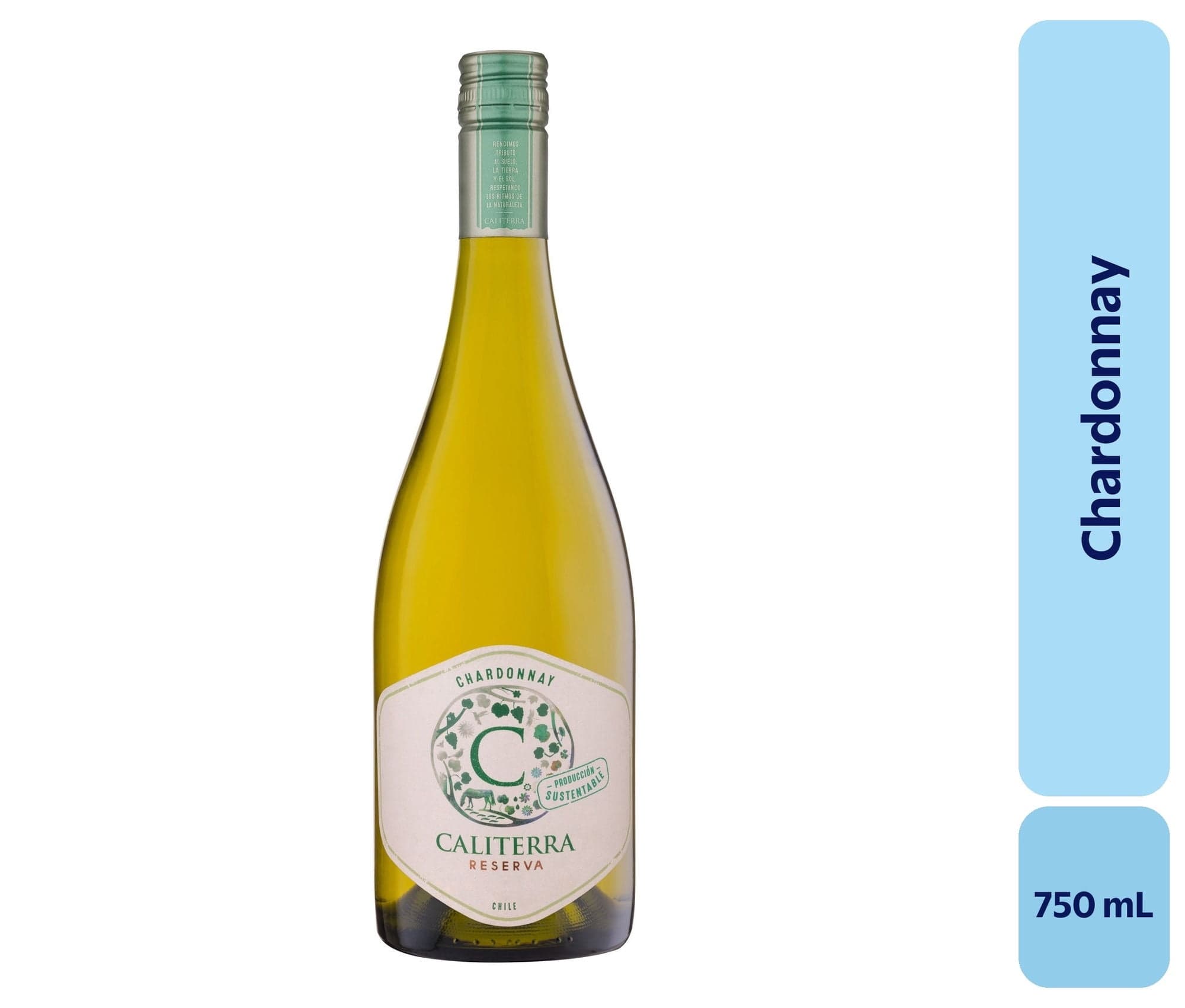 Vino Chardonnay Botella, 750 mL