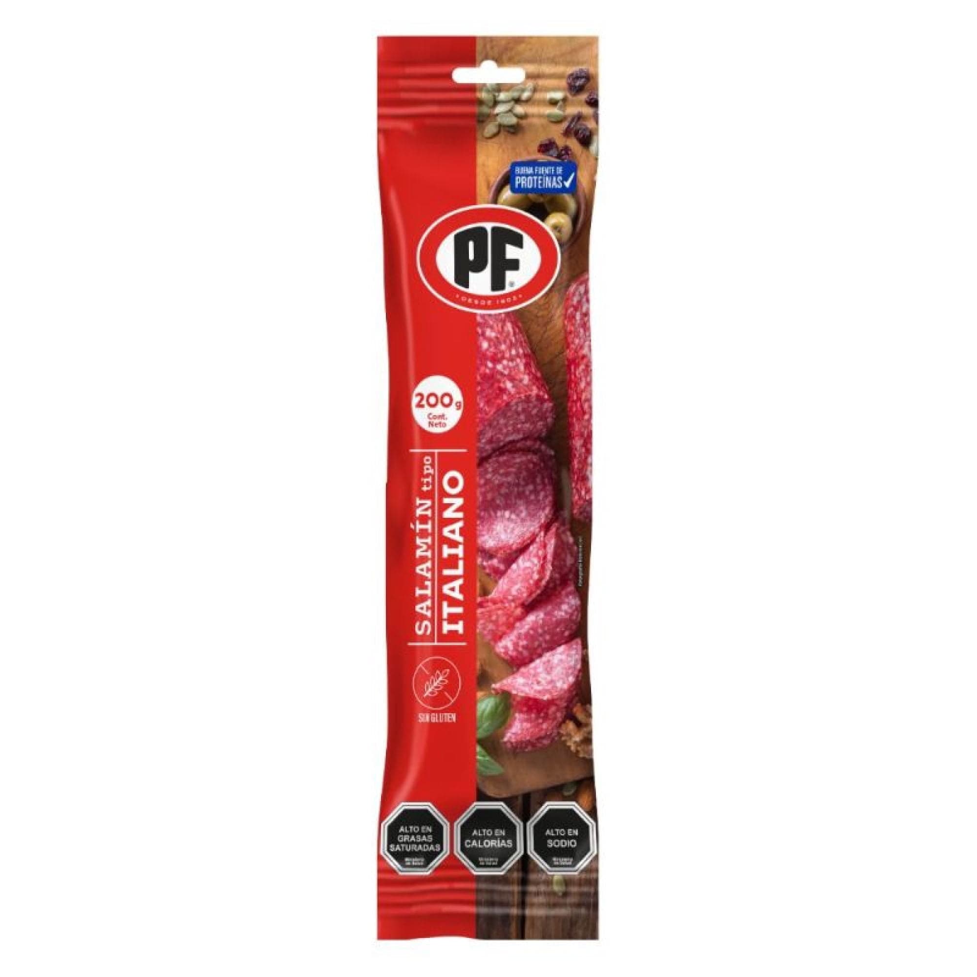 Salamin Tipo Italiano Paquete, 200 g