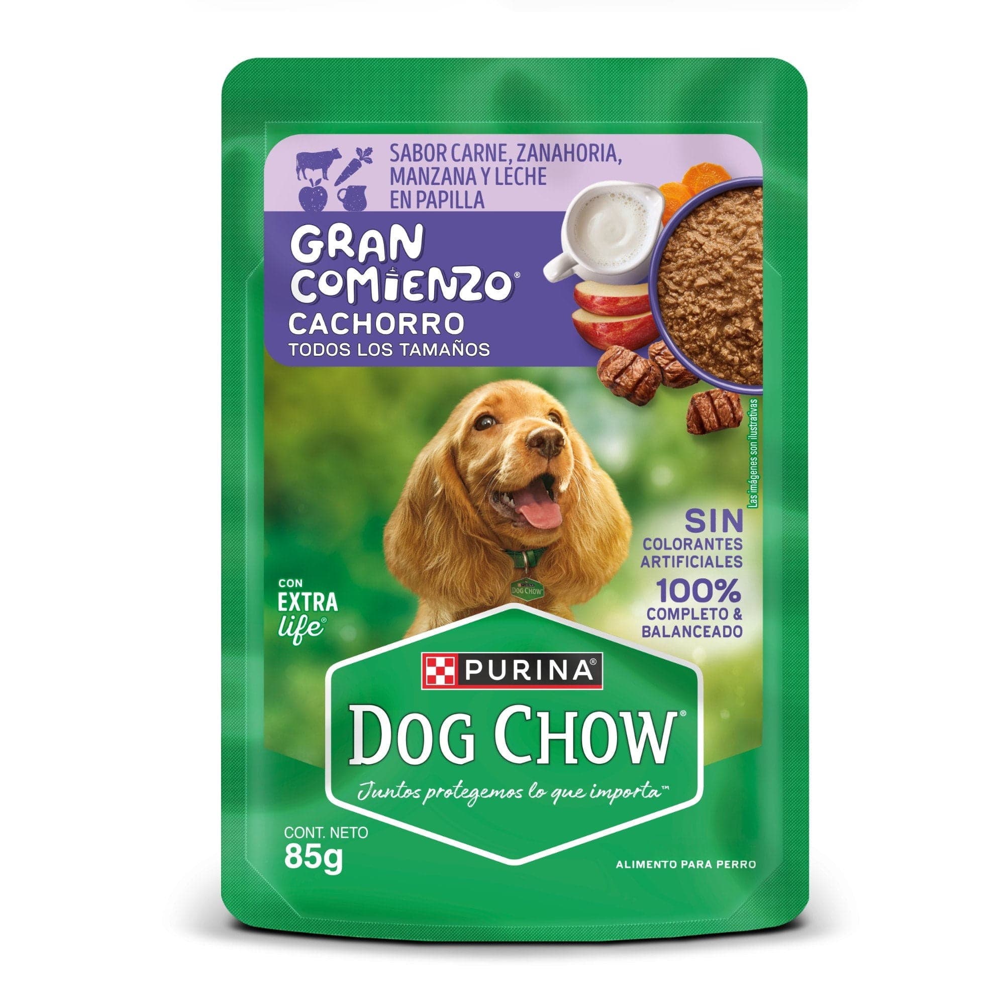 Pouch cachorro carne, 85 g