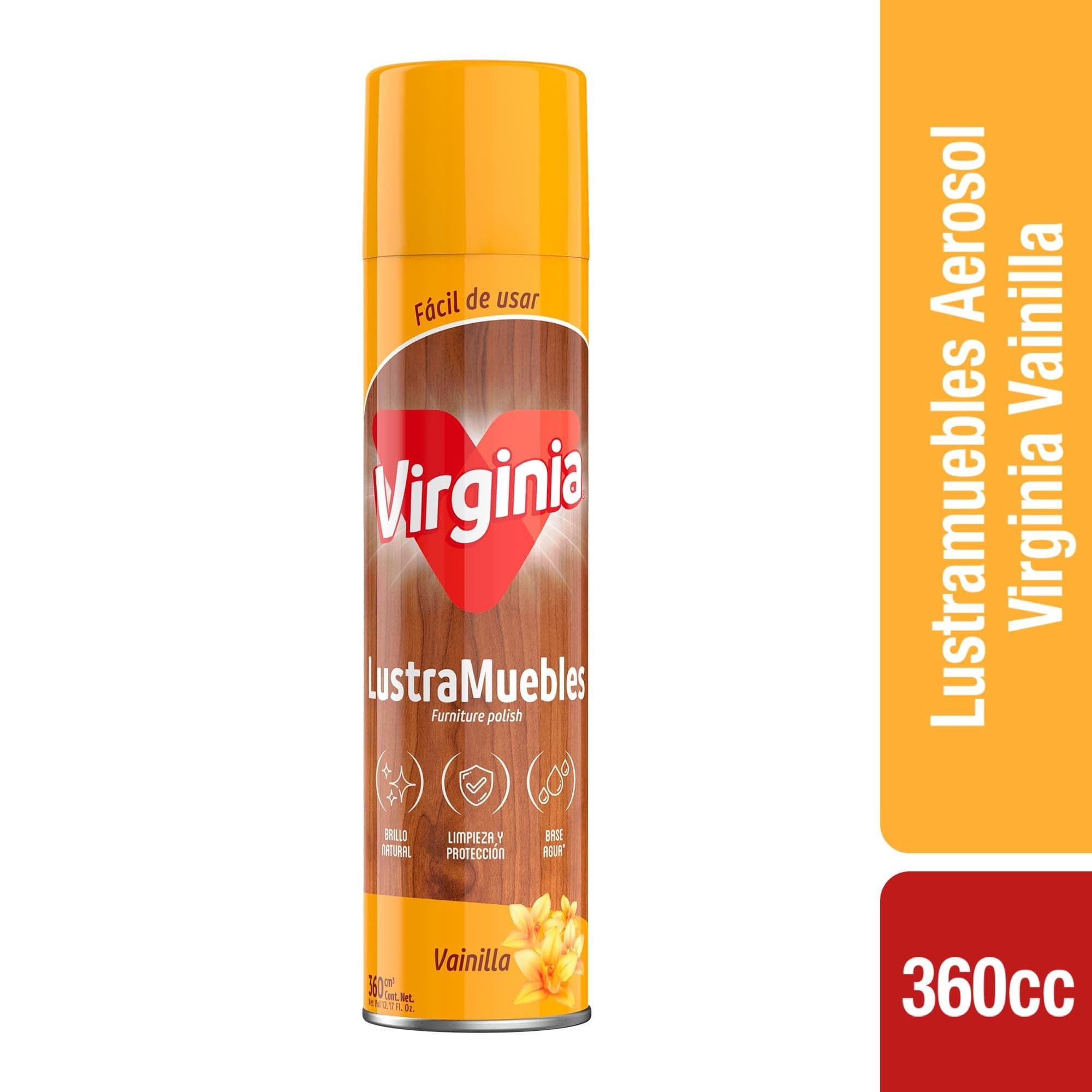 Lustra Muebles Aerosol Vainilla Lata, 360 cc