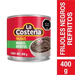 Frijoles Negros Refrito, 400 g