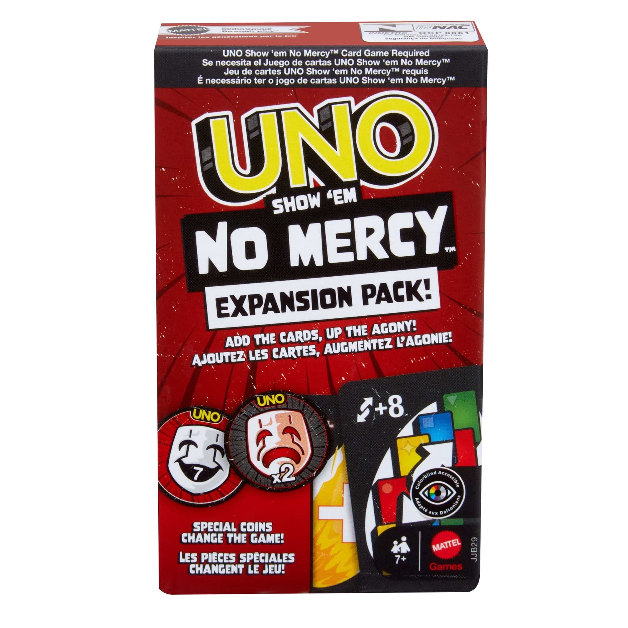 UNO expansion No Mercy 7 anos en adelante