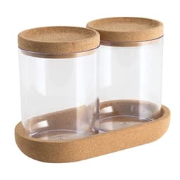 Frasco con Plastico - Corcho 3 Piezas