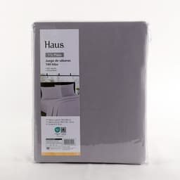 Juego de Sabanas Solidas 144 Hilos 1.5 Plazas, 1 Un