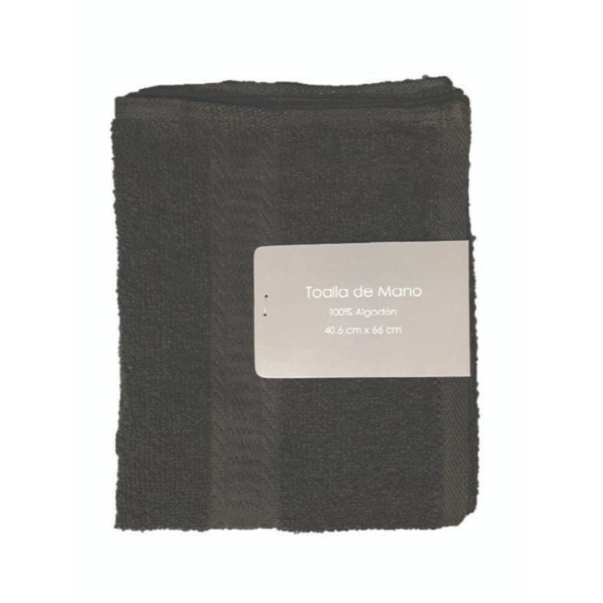 Toalla de Mano Negro 50x80 cm 100% Algodon