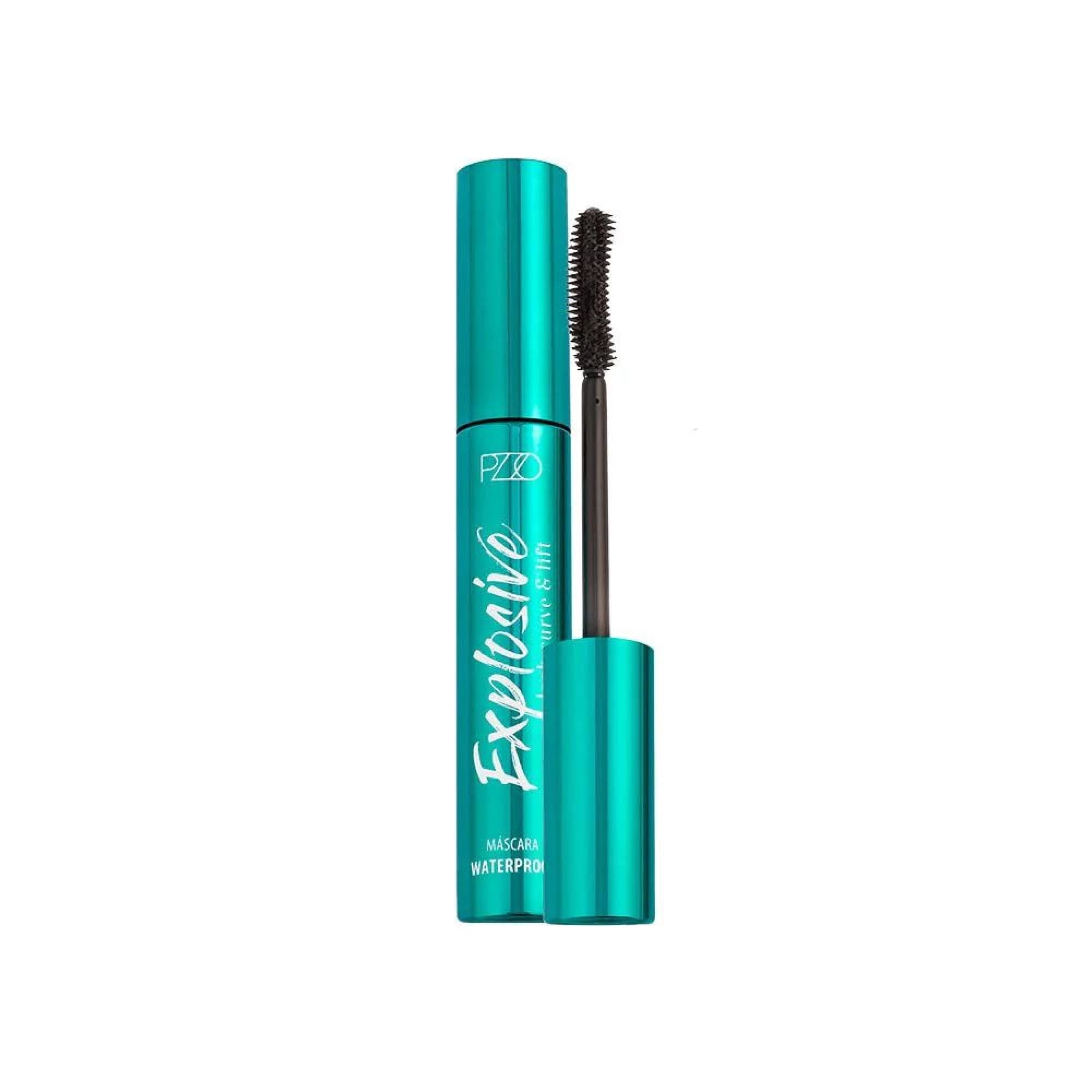 Mascara de Pestanas Petrizzio Explosive Lash Curve & Lift Waterproof Negro, 1 Un
