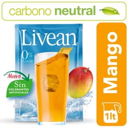 Jugo en Polvo Libre de Azucar Sabor Mango Sobre, 7 g