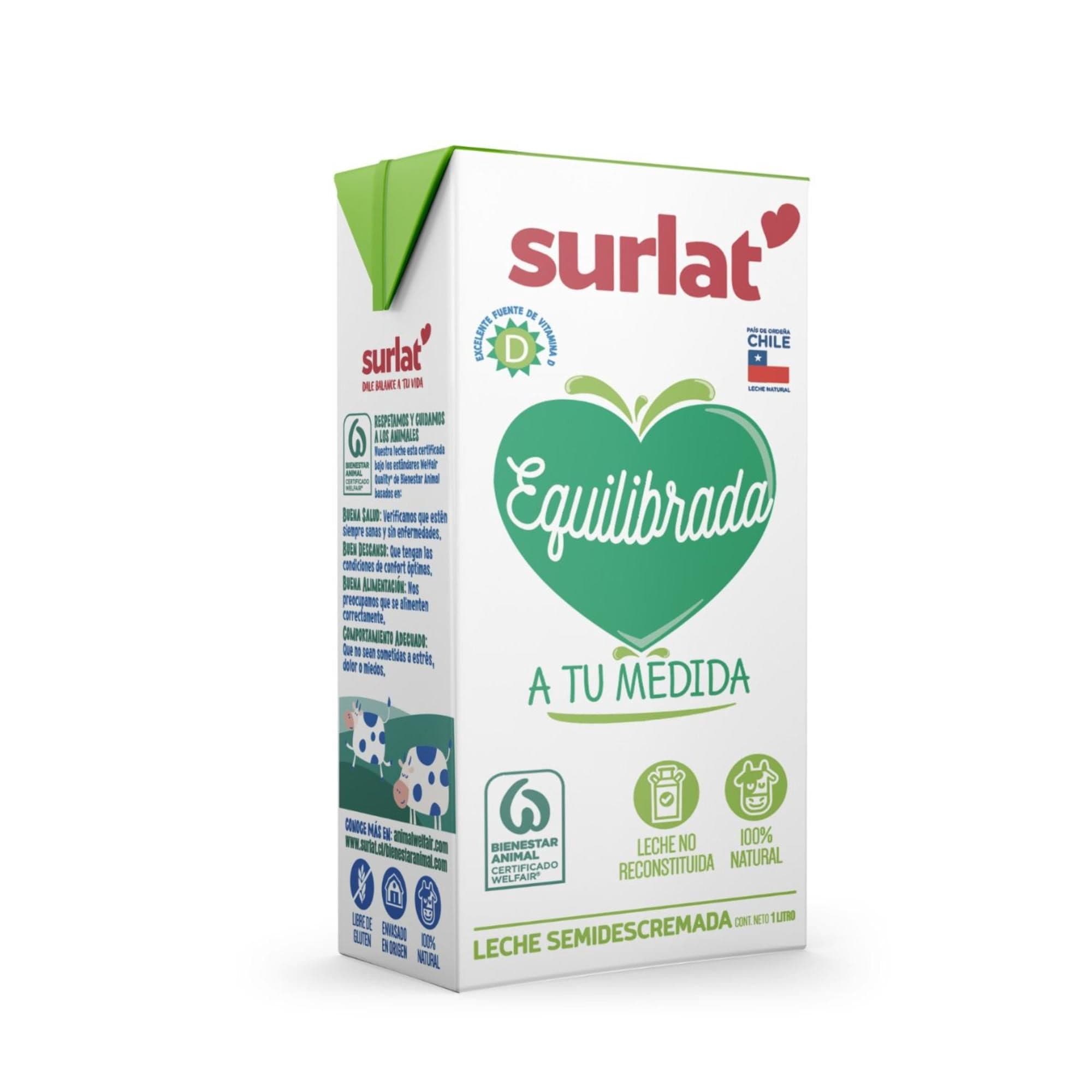 Leche Semidescremada, 1 L