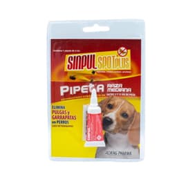 Antiparasitario para Perro Pipeta Externa Raza Mediana, 1 Un