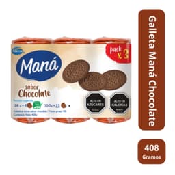 Galletas Mana chocolate, 393 g