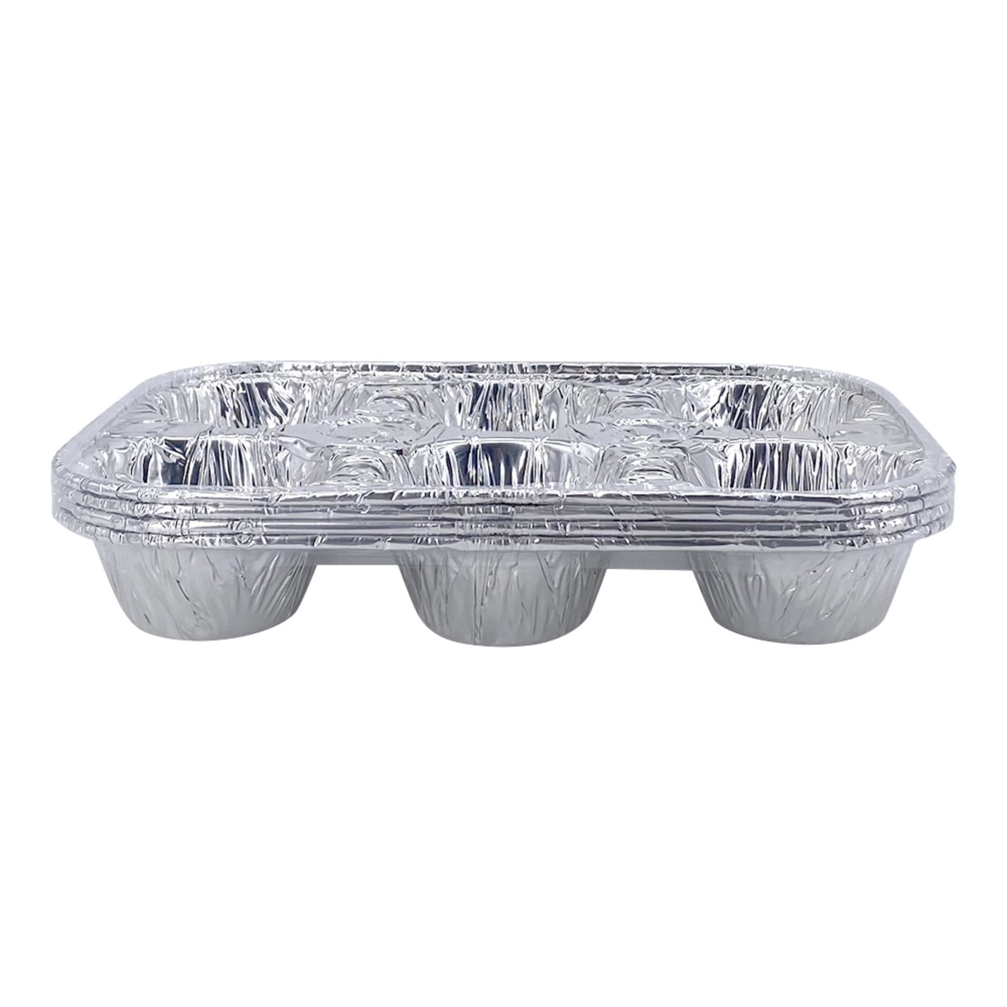 Fuente de aluminio para cupcakes 80ml 4 Piezas