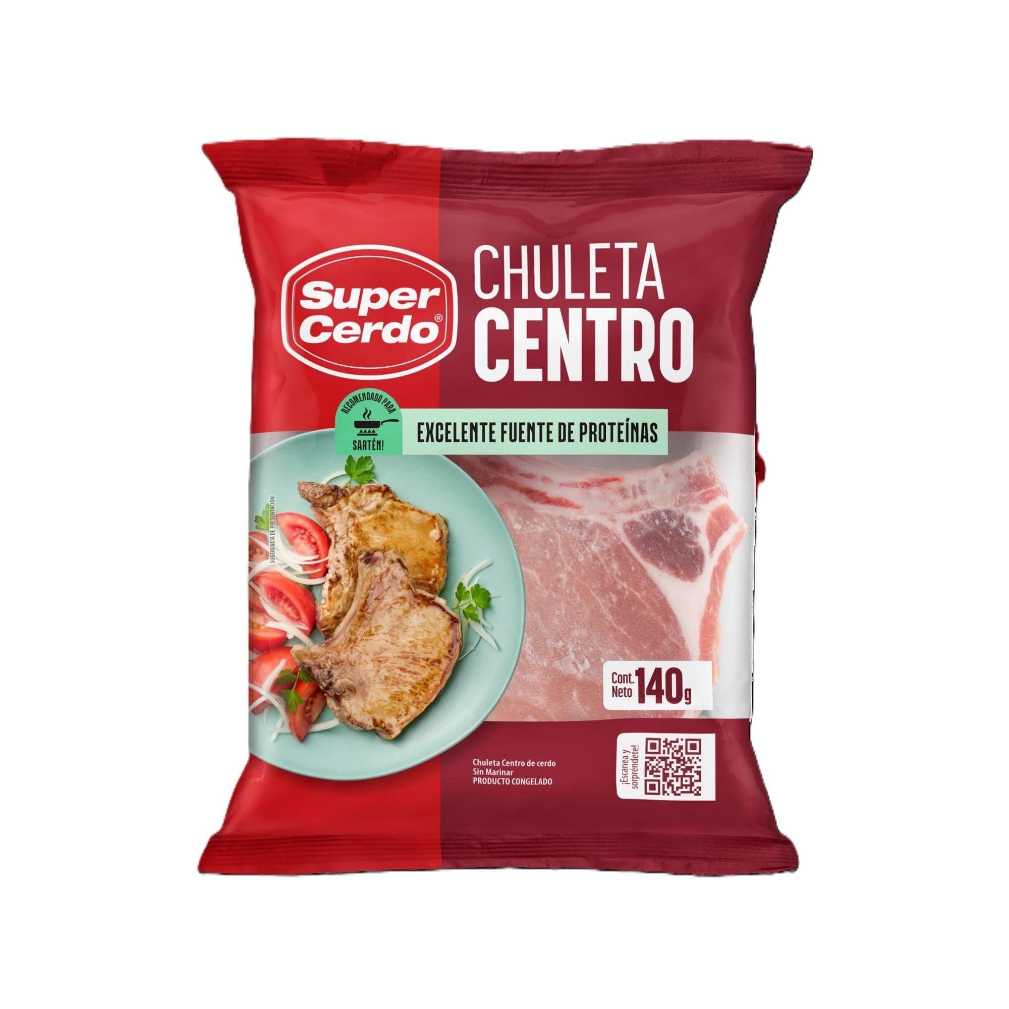 Chuleta de Cerdo Centro, 140 g
