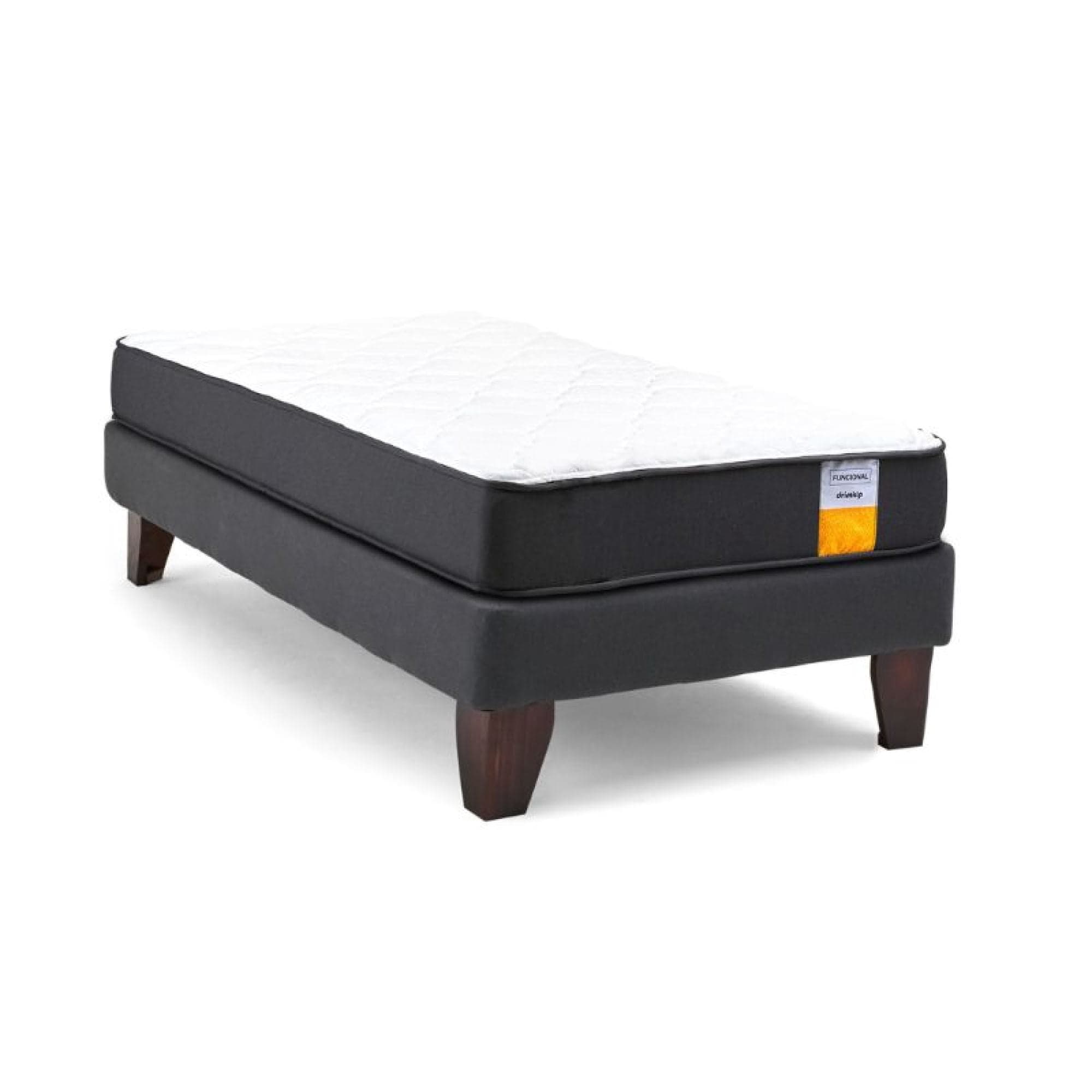 Cama Europea Funcional 1.5 Plaza Plus Base Normal