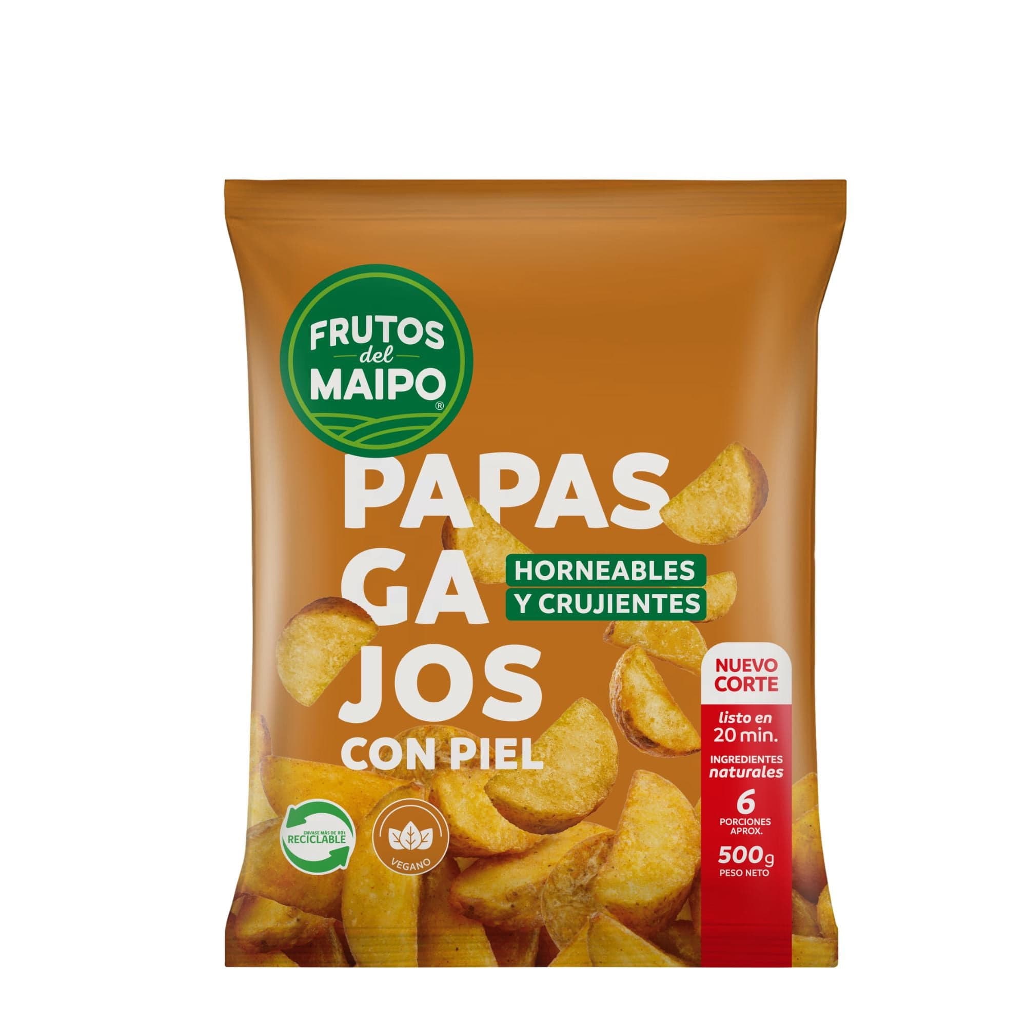 Papa Gajos Con Piel, 500 g